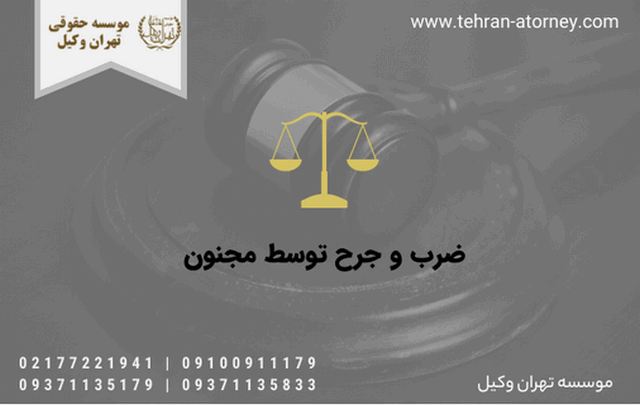 ضرب و جرح توسط مجنون 1464 ضرب و جرح توسط مجنون